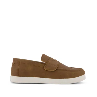 Toms Kid's Oliver Kids Loafer Toffee Microsuede Slip On In Brown