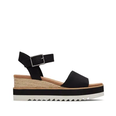 Toms Diana Platform Wedge Sandal In Animal Print