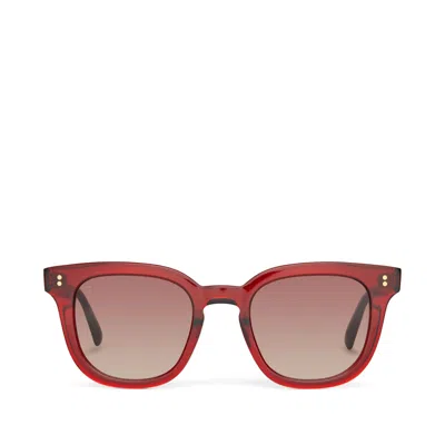 Toms Venice Rosewood Crystal Handcrafted Sunglasses In Red