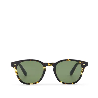 Toms Wyatt Havana Tortoise Handcrafted Sunglasses In Black