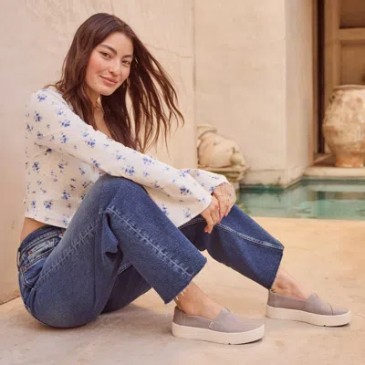 Toms Women's Verona Slip On Sneaker In Gray