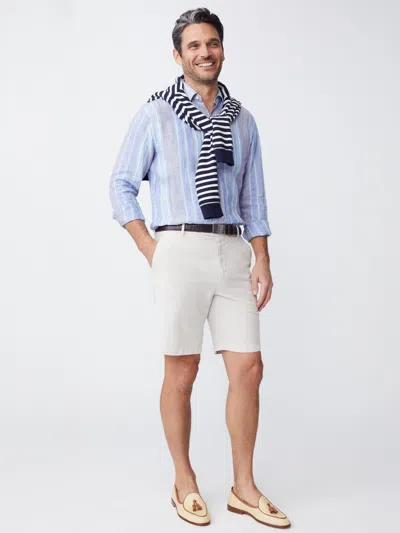 J.mclaughlin Men's Oskar Grasscloth Loafers Natural/brown In Multi