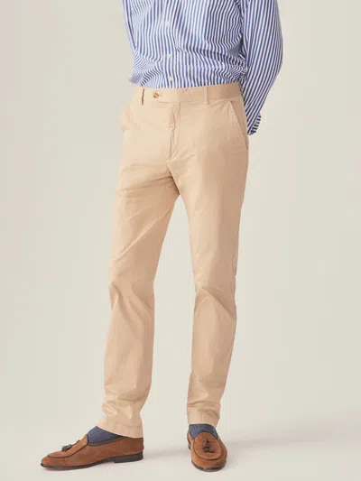 J.mclaughlin Men's Taylor Straight-fit Chino In Italian Twill Khaki In Neutral