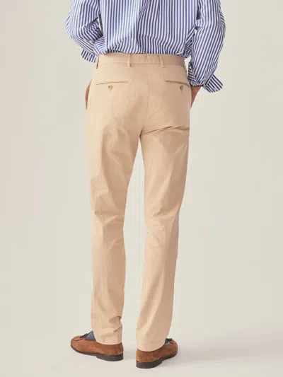 J.mclaughlin Men's Taylor Straight-fit Chino In Italian Twill Khaki In Neutral