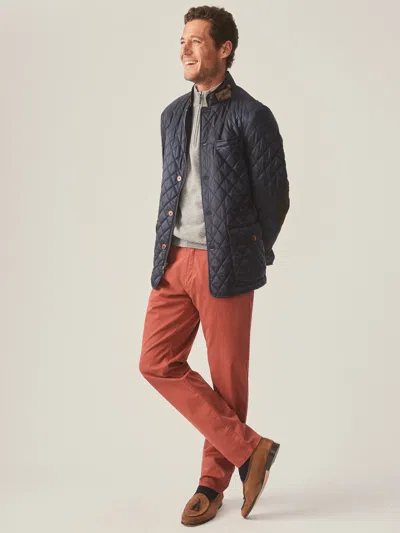 J.mclaughlin Men's Upland Quilted Jacket Navy In Blue