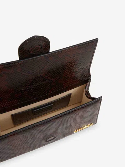 Jacquemus Womens Dark Brown Le Grand Bambino Leather Top Handle Bag In Brown