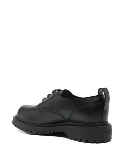 Givenchy Brushed Bull Leather Loafers With Pull Tab In Black