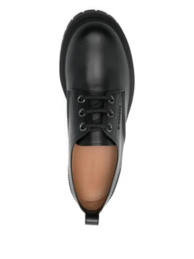 Givenchy Brushed Bull Leather Loafers With Pull Tab In Black