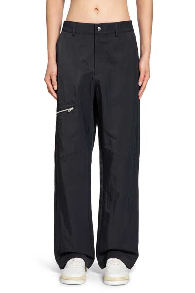 Represent Nylon Workwear Pants In Black