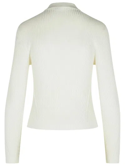 Balmain Knit Sweater Gold-tone Buttons In White