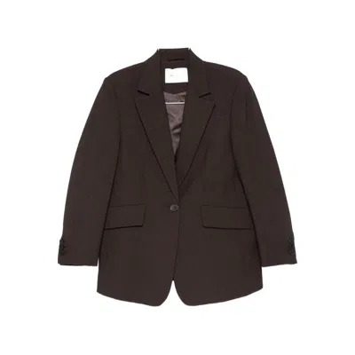 Low Classic Single-button Blazer In Animal Print