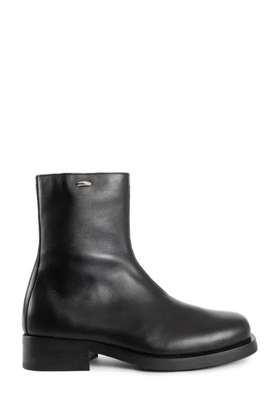 Our Legacy Brown Camion Boots In Animal Print