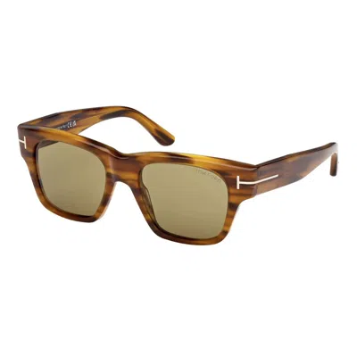 Tom Ford Tortoiseshell Square-frame Sunglasses In Brown