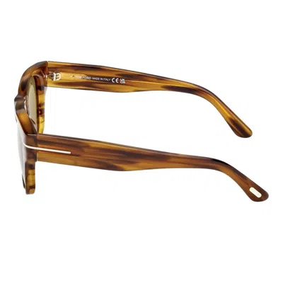 Tom Ford Tortoiseshell Square-frame Sunglasses In Brown