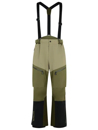 Moncler Grenoble Green Polyamide Blend Ski Pants In Green