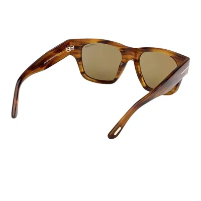 Tom Ford Tortoiseshell Square-frame Sunglasses In Brown