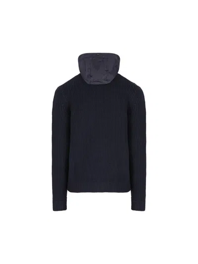 Herno Long Coat By In Blue