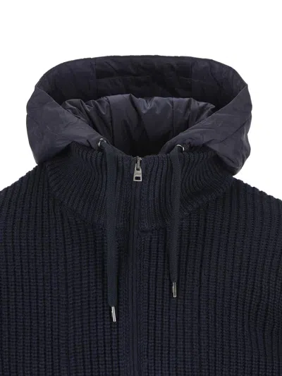 Herno Long Coat By In Blue