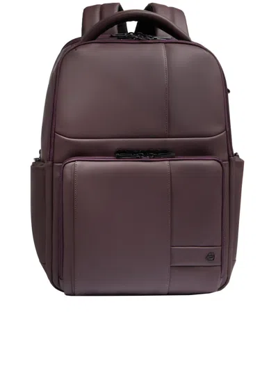 Piquadro Fast Chek Pc Backpack Bags In Burgundy