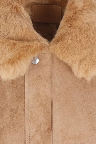 Prada Coats In Brown