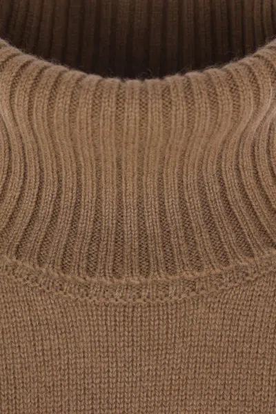Totême Toteme Cashmere Turtleneck Clothing In Brown