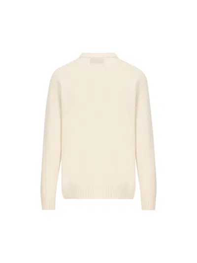 Giada Benincasa Ciao Amore Cashmere Sweater In White