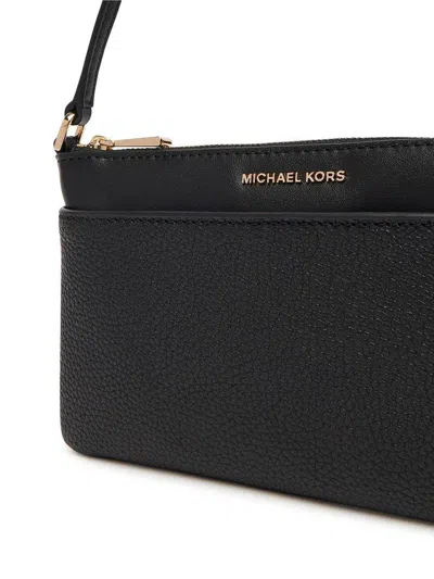 Michael Kors Stylish Clutch Bag Wrist Strap In Black