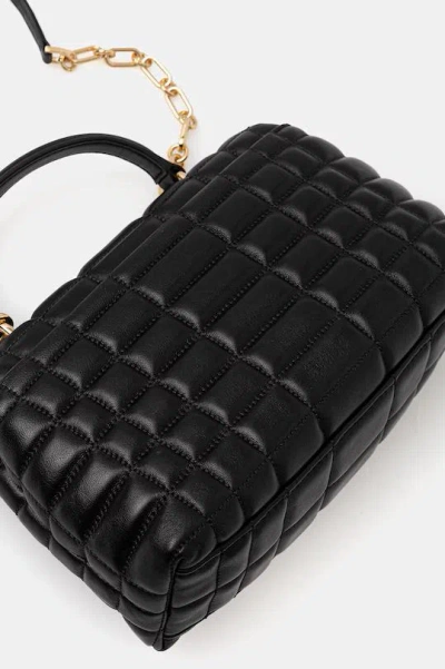 Michael Kors Tribeca Long Convertible Chain Shoulder Bag In Black