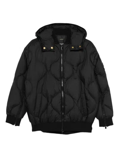 Pinko Quilted Hooded Jacket In Multi