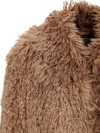 Stand Studio Zaylee Cropped Jacket In Neutral