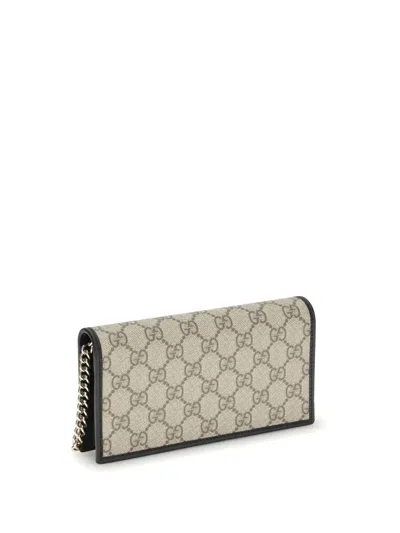 Gucci Horsebit Wallet In Gray