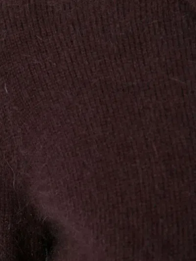 Twinset Polo-neck Short-sleeve Top In Brown