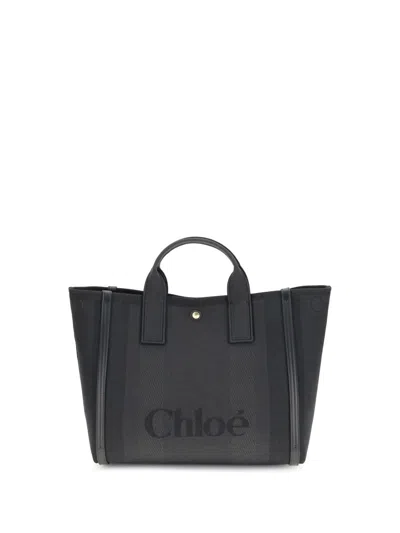 Chloé Carry Tote Bag In Black
