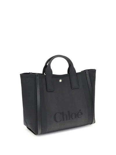Chloé Carry Tote Bag In Black