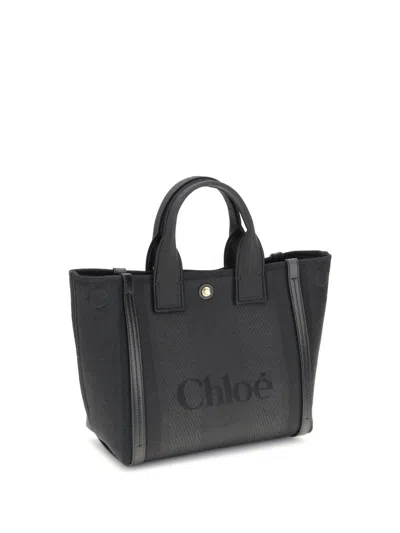 Chloé Carry Tote Bag In Black