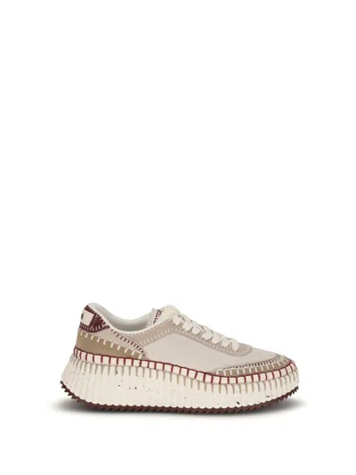 Chloé Beige Runner Sneakers In Neutral