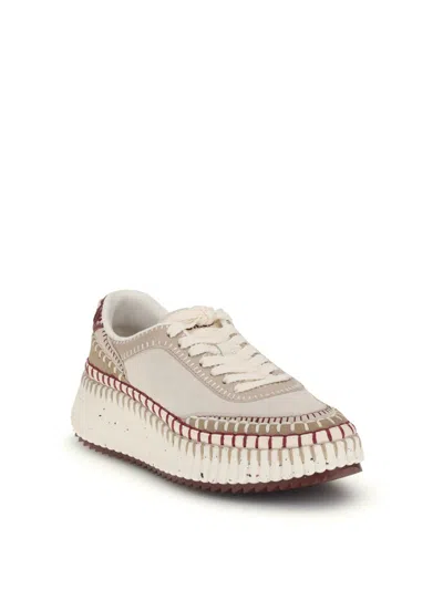 Chloé Beige Runner Sneakers In Neutral