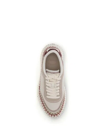Chloé Beige Runner Sneakers In Neutral
