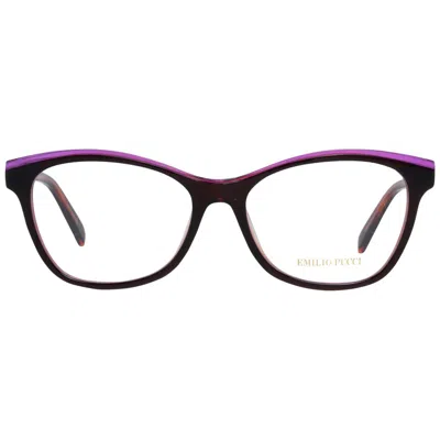 Pucci Women Optical Women's Frames In Burgundy