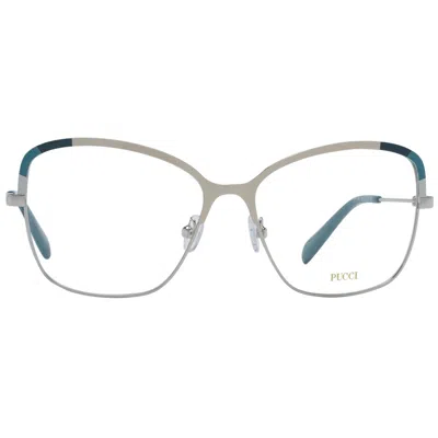 Pucci Multicolor Women Optical Frames In Metallic