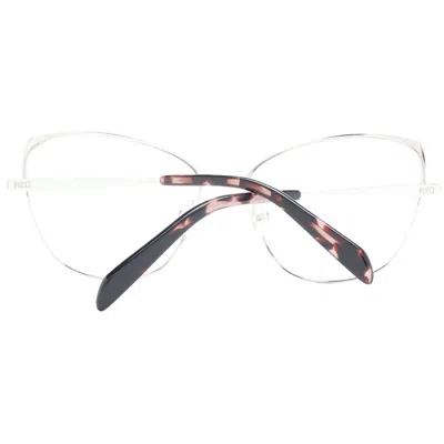 Pucci Rose Gold Women Optical Frames In Blue