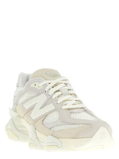 New Balance Womens Bisque 9060 Suede And Mesh Trainers In Multi