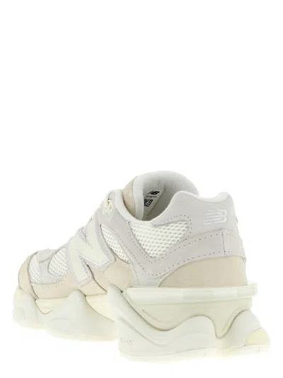 New Balance Womens Bisque 9060 Suede And Mesh Trainers In Multi
