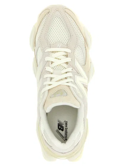 New Balance Womens Bisque 9060 Suede And Mesh Trainers In Multi