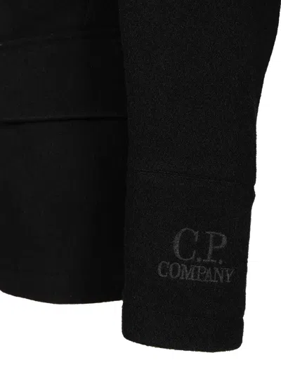 C.p. Company Adv - Medium Jacket In Duffel Coats Black In Black