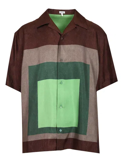 Loewe Albers Bowling Shirt Shirts Multicolor In Multi
