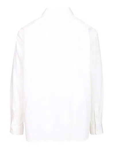 Loewe Anagram Shirt Shirts White In White