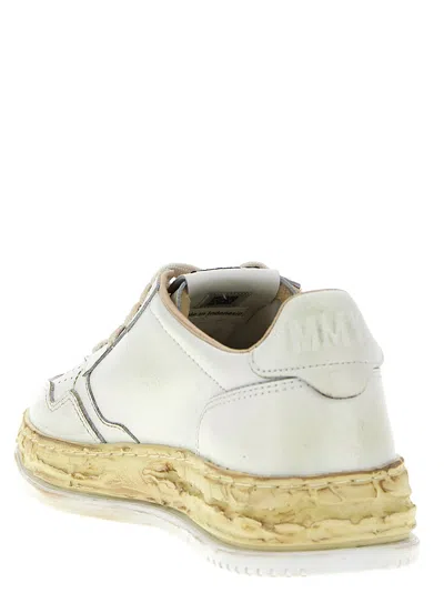 Autry X Maison Mihara Yasuhiro Sneakers White In Animal Print