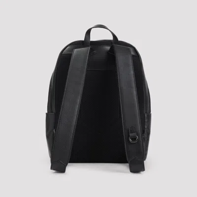 Canali Zip Leather Backpack