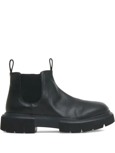 Mansur Gavriel Camilla Leather Chelsea Boots In Black